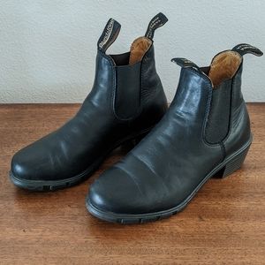 Blundstone Women's Black Heeled Boots #1671